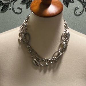 Elegant Silver Chain Necklace #PDNK2